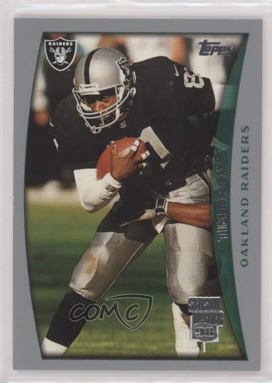 1998 Topps Season Opener Tim Brown #53 HOF 0q3