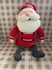 Stuffins Rudolph Island of Misfit Toys Santa Claus Plaid Plush 1999 About 15 Inc