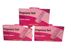 Veriquick Pregnancy Test, Lot of 3, Over 99 Accurate Quick Results In 3 Minute