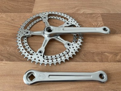 Campagnolo Super Record Kurbelgarnitur 52/42 Vintage Kurbel 170 mm LK 144 mm