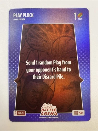 2026 Bo Jackson Battle Arena Play Pluck First Edition Bonus Play Foil SP BPL-15