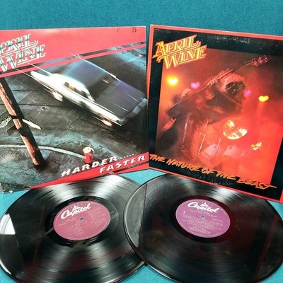 l Wine 12'' LP 1981  Nature Of The Nature of the Beast 1979 Harder Faster EX/NG