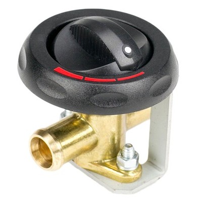 T7 Design Brass Heater Valve With Control Knob - 13mm (1/2'') - Race / Rally