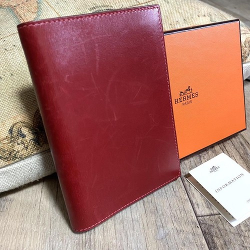 hermes-agenda-gm-notebook-case-cover-red-ebay