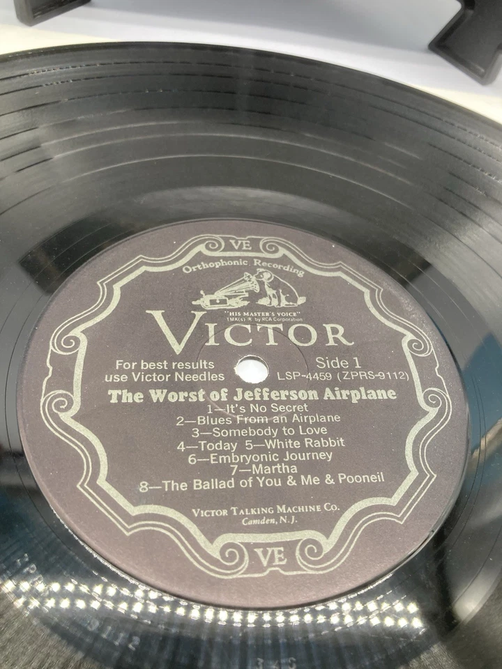 Виниловая пластинка Jefferson Airplane The Worst of Jefferson Airplane 1970 RCA LSP-4459 - Изображение 2 из 4