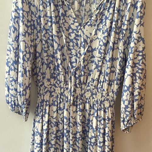Phase eight dress size 10. midi/maxi, blue and White. - Picture 4 of 8