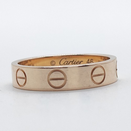 Cartier Ring Mini love Gold Rose Gold 4523982
