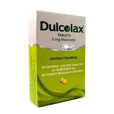 4 X Dulcolax Tablets (Bisacodyl 5mg) 120's For Constipation Relief