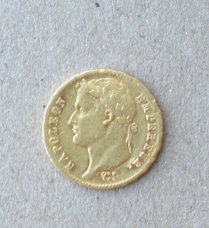 20 Francs Or Napoléon Ier tête laurée - 1813 A - Photo 1/2