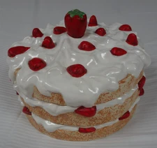 STRAWBERRY SHORTCAKE CERAMIC CAKE COVER Dome Only No Underplate