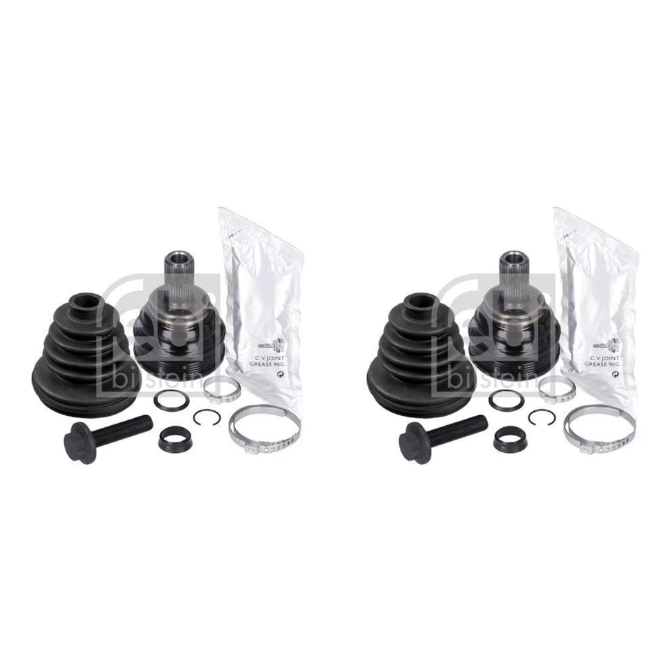 2X Febi Giunto Albero Trasmissione Set Lato Ruota Finale Adatto A per Audi A3 T - Immagine 3 di 4