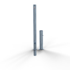 Schake 460F Absperrpfosten Stahlrohr &Oslash; 60 x 2,5 mm herausnehmbar mit