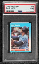 1987 Fleer Classic Miniatures Factory Set Dale Murphy #74 PSA 9 MINT 0nr3