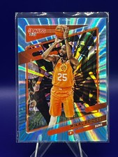 2021-22 Donruss - Mikal Bridges Holo Light Blue Laser #25/60 Jersey Number JSY#
