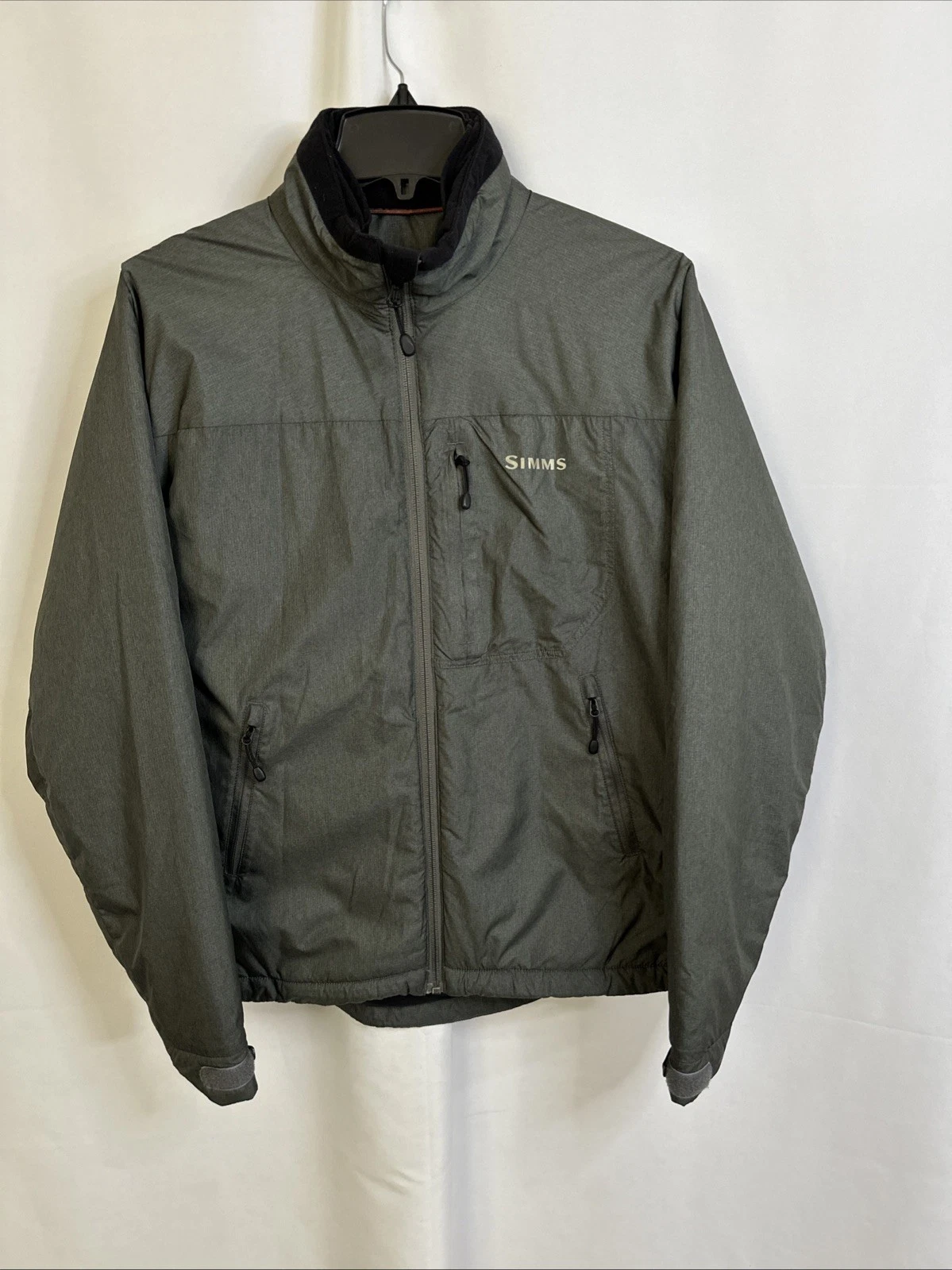 Simms Primaloft Mens Softshell Full Zip Jacket Outdoor Gray M/L #6012
Opens in a new window or tab