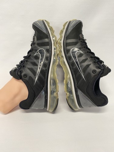 Men’s Nike Air Max Size 9 Black Gray Black Tennis Shoes No Tag U3 - Picture 2 of 14