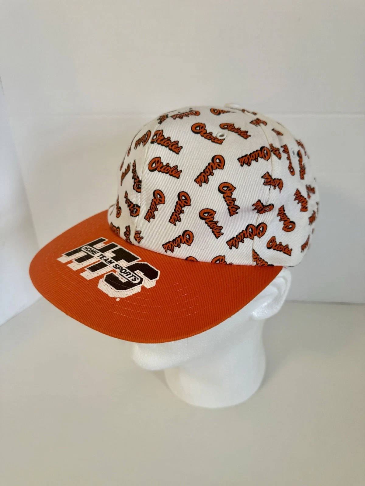 Vintage HTS Home Team Sports Baltimore Orioles Snap Back AOP Baseball Hat (0099)