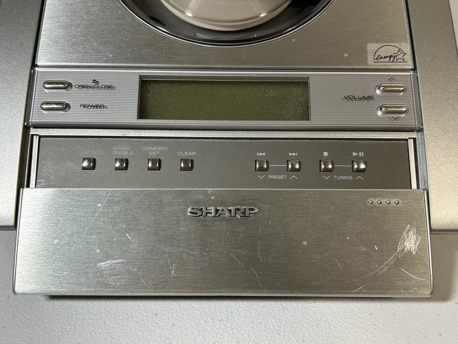 Sharp XL-1700 Compact Audio Speaker System CD Player with 2 Speakers