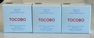#ad Tocobo Mini Cotton Airy Sun Stick Sunscreen SPF 50 3 1.14oz 33g Total Exp 5 27 $18.99