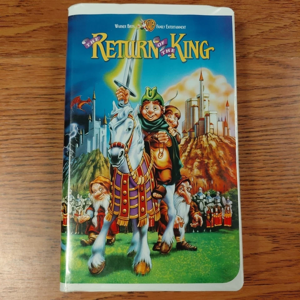 The Hobbit & The Return Of The King Animated (VHS, 2001) Fantasy Video Tape Lot - Image 4 of 4