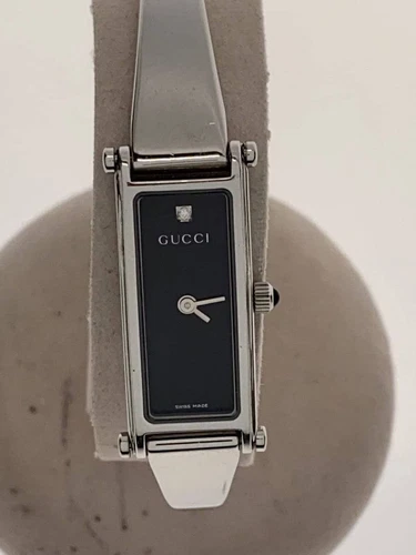 GUCCI Orologio Donna Quarzo Analogico Nero Argento 1500L