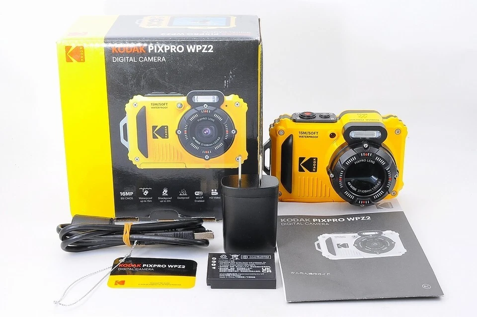 Kodak PIXPRO WPZ2 wasserdichte Digitalkamera mit Box FAST UNBENUTZT aus Japan - Bild 2 von 4
