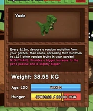 T-Rex Grow a Garden Nightmare 38.55KG