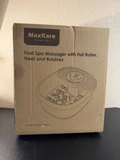 MaxKare Foot Spa Massager with Heat, Bubbles & Rollers – Model XKAM-SPA18 NEW