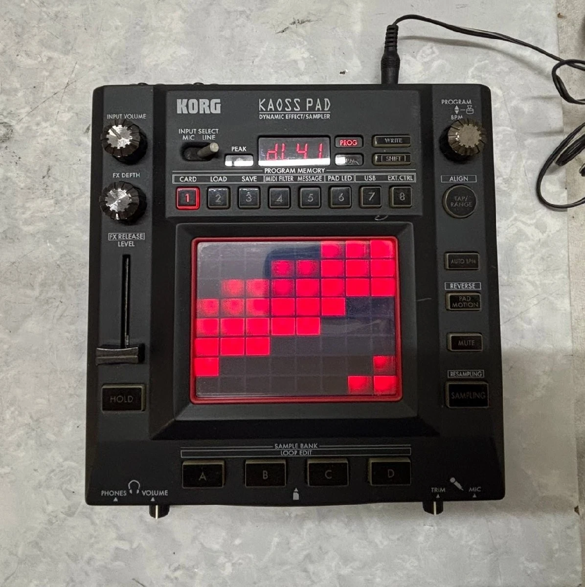Junk KORG KP3 KP-3 Kaoss Pad Dynamic Effect Sampler Sequencer DJ Junk KORG KP3 KP-3 Kaoss Pad Dynamic Effect Sampler Sequencer DJ