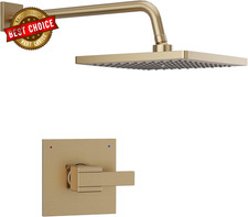 Replacement for Delta Shower Trim Kit Modern 14 Series, 10-Inch Brushed Gold Sho