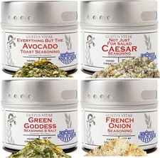 Super Salad Seasonings Collection | 4 Gourmet All Natural Spice Blends | Small