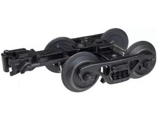 1 PAIR ATLAS O 3-RAIL ROLLER BEARING FREIGHT CAR TRUCKS O SCALE DIE CAST