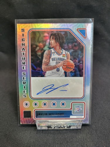 2023-24 Panini Donruss Jaylin Williams Signature Series Auto - OKC Thunder