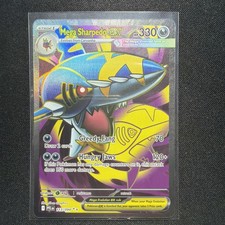 Mega Sharpedo Ex 113/094 Full Art Ultra Rare Pokemon Card Near Mint Condition