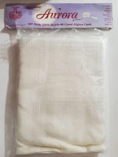 Aurora 18 count acrylic afghan 60 inches wide 1.25 yds, 1 full-sized or 2 baby