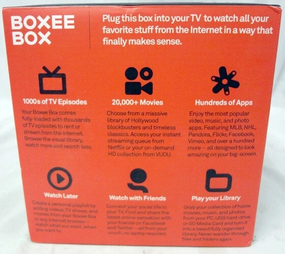 Dispositivo de transmisión de medios HD Full Digital D-Link Boxee Box ¡Nuevo con caja abierta! Foto 3 de 4