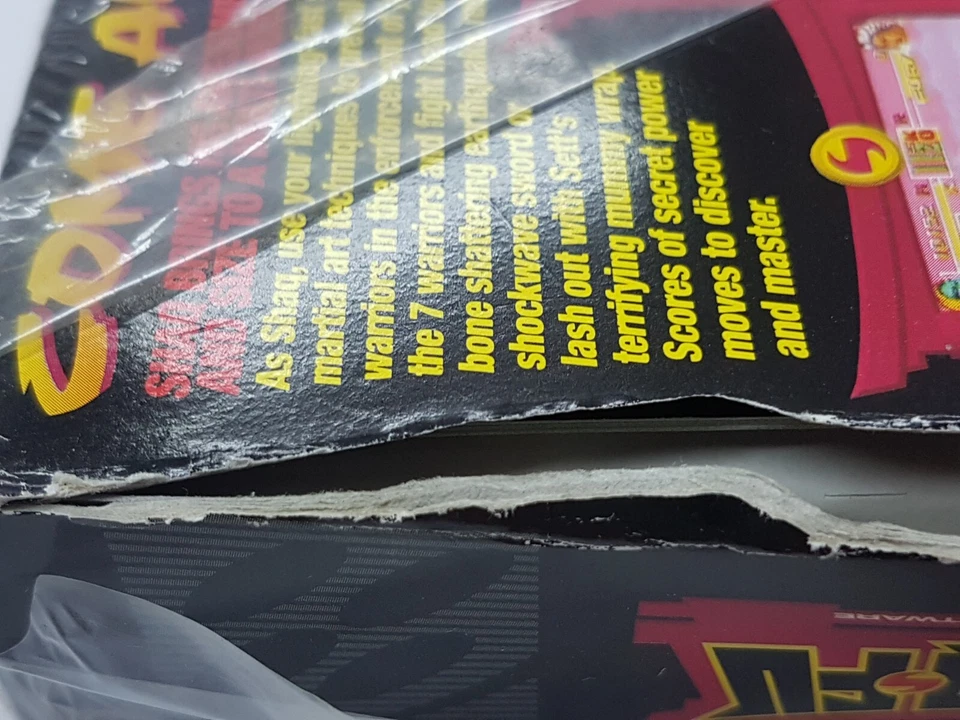 Shaq-Fu Super Nintendo Authentic Brand New Sealed *DAMAGED/CUT/TEAR - Image 4 of 4