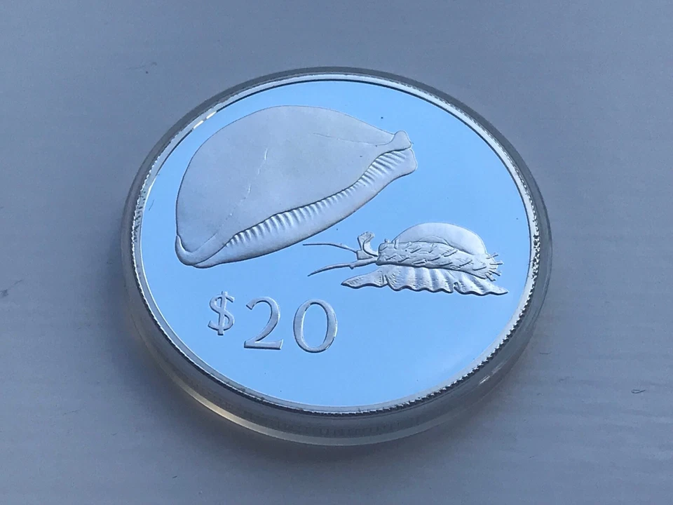 1978 FIJI ELIZABETH II SILVER PROOF 20 DOLLAR CONSERVATION COIN BOXED COA - Image 2 of 4