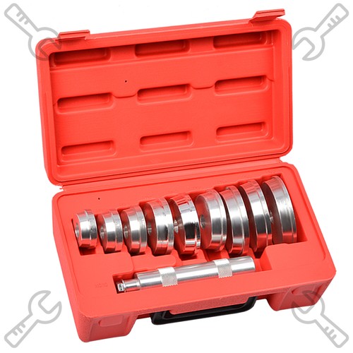 10pc Aluminium Wheel Oil Bush Bearing Race Press Seal Driver Tool Kit