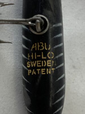 Vintage Abu Hi-lo Sweden Lure in Black | eBay