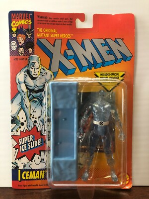 ToyBiz ICEMAN Action Figure - vintage 90's Marvel Comics X-Men Blue MOC 1993