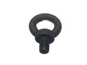 USED Unbranded 40mm ID 72mm OD M20 x 2.5 Forged Eye Bolt w/ Shoulder