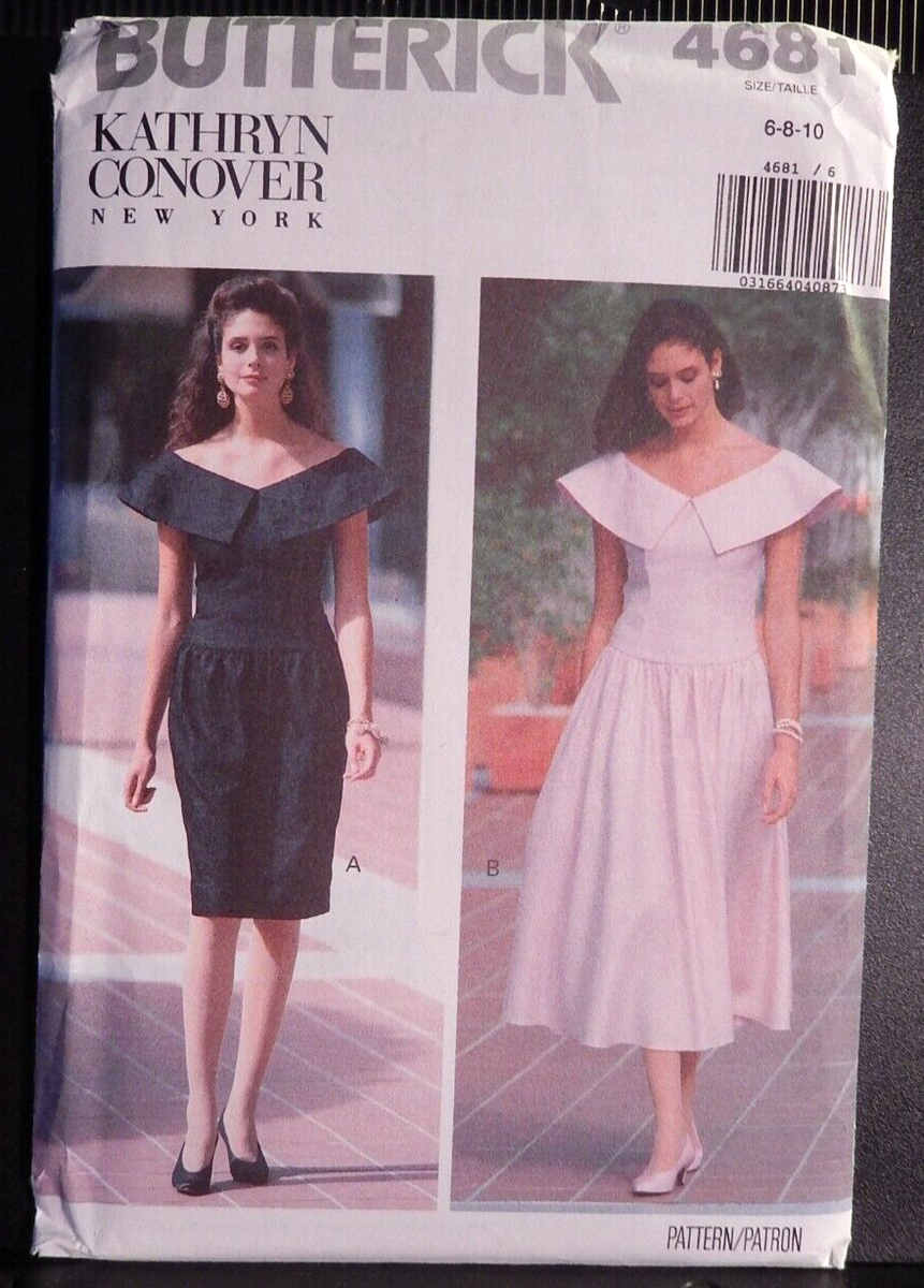 【中古】 MASCULIN FEMININ Demontr? Butterick 4681 misses' dress pattern size 6-8-10 uncut | eBay