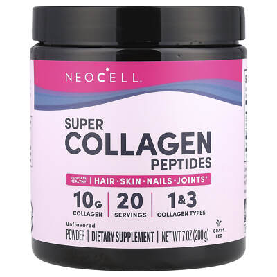 Neocell - Super Collagen Powder, Type 1 & 3, Collagen Peptides, 7oz (200 g)