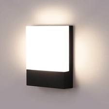 Lightsjoy Aplique Foco Lámpara de Pared Exterior LED 18W 4000K IP65 Moderna