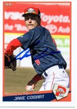 Jake Cosart 2017 Portland Sea Dogs Signed Card