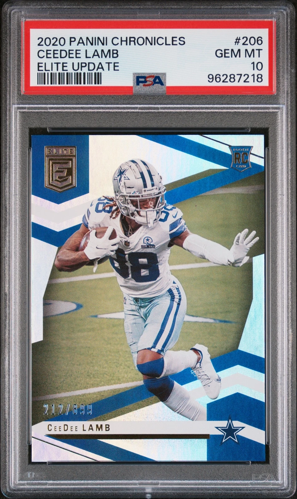 CeeDee Lamb Panini Chronicles Elite Update #206 Base