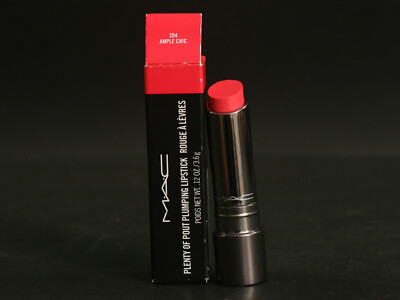 MAC PLENTY OF POUT PLUMPING LIPSTICK - 204 AMPLE CHIC (A18) - BNIB