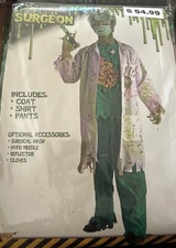 Forum Novelties Biohazard Lab Surgeon Zombie Halloween Costume Adults OSFM