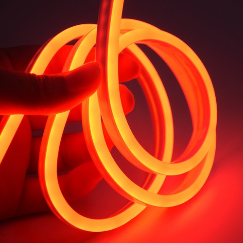 Flexible LED Strip 12V Neon Glow Light Silicone Tube Lamp DIY Decor Waterproof